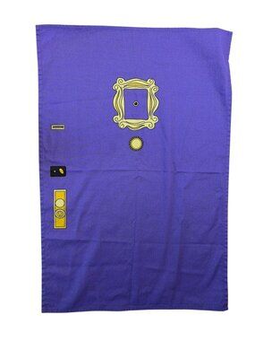 Friends Purple Door Dishtowel 100% Cotton TV series decor 90's Tv Show